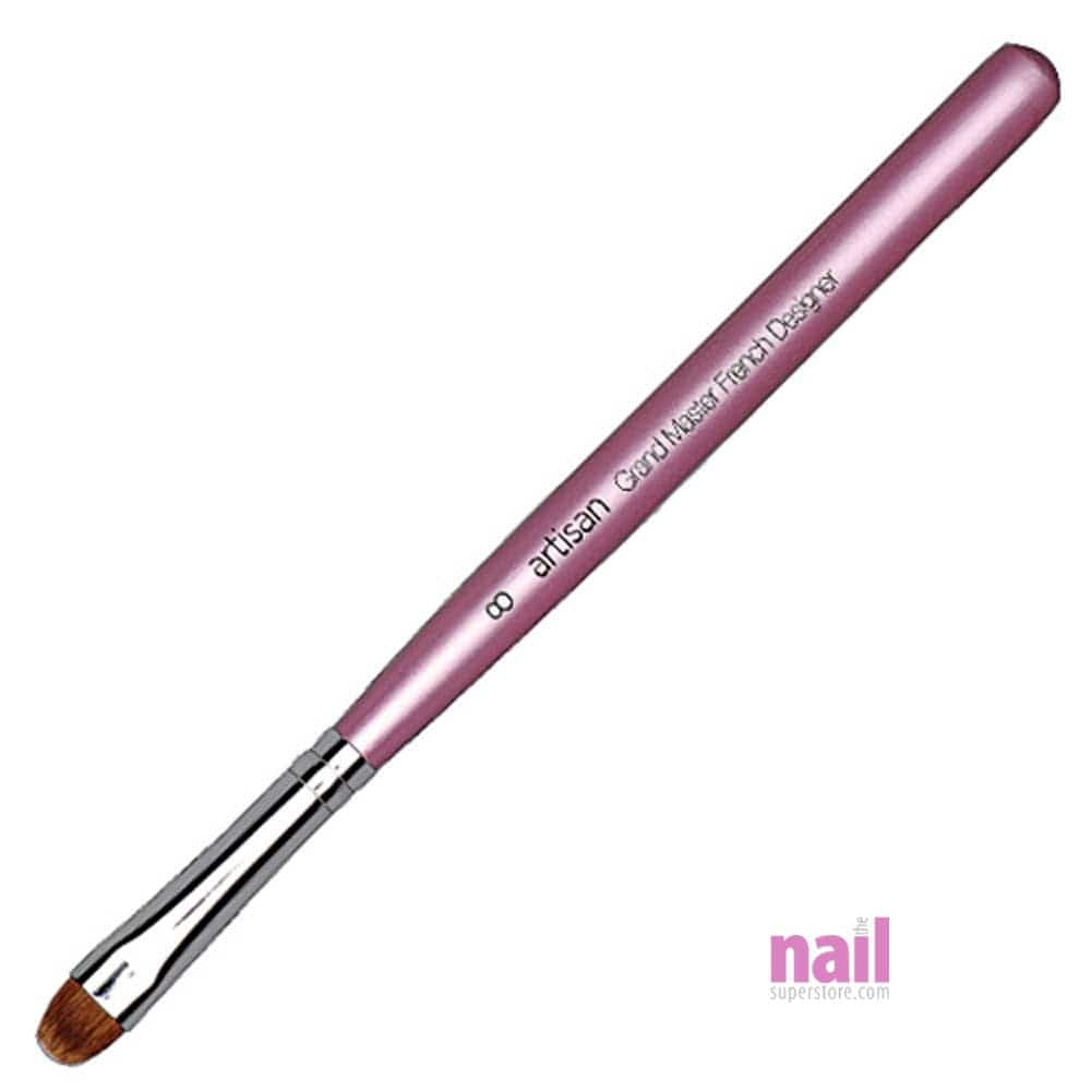 Artisan French Manicure Brush | GrandMaster Kolinsky Series – Size #8 – Each