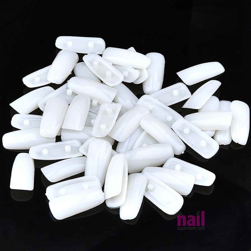 100 Sample Tips for Practice Nail Stand | Great for Nail Art Training / Practicing – Pack of 100 pcs